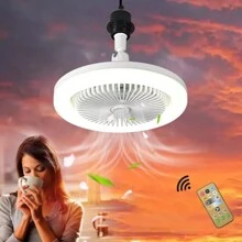 "Ventilador de Techo LED 2 en 1 con Diseño Compacto y Moderno" - Blanco - Ver 5