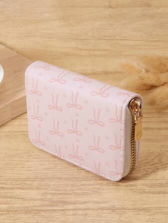 Love Pattern Versatile Coin Wallet Multi-Card Card Organizer For Storage Cards Lightweight Minimalist Fashion Modern For Anniversary For Christmas On Valentine's Day For Birthday Gift For Couple For For Girls For Lady For Female Bag School Supplies For School Dorm Room & Back To School Card Holder Card Holder Wallet Business Card Holder Credit Card Holder Card Holder Women For Women Wallet Mini Wallet Purse Wallet Card Wallet