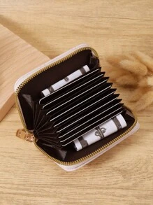 Love Pattern Versatile Coin Wallet Multi-Card Card Organizer For Storage Cards Lightweight Minimalist Fashion Modern For Anniversary For Christmas On Valentine's Day For Birthday Gift For Couple For For Girls For Lady For Female Bag School Supplies For School Dorm Room & Back To School Card Holder Card Holder Wallet Business Card Holder Credit Card Holder Card Holder Women For Women Wallet Mini Wallet Purse Wallet Card Wallet - Pink - View 9