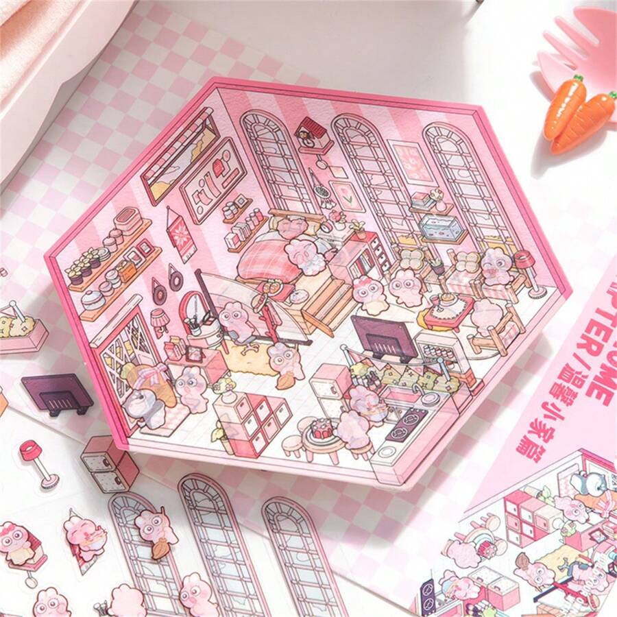Xinmo 2.0 Miniature Scene Sticker Set - Make Your Own House Stickers ...