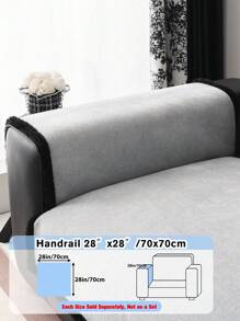 1pc Minimalist Solid Color Chenille Sofa Cover, All Season Universal Anti Slip And Dirt Proof Sofa Protective Cover, Pet-Friendly, Suitable For Bedroom, Office, Living Room, Home Decoration, Fits Various Sofa Types (Armchair, Loveseat, 3-Seater, 4-Seater, Sectional) Couch Cover Sofa Covers Room Decor Living Room Decor - Multicolor - View 16