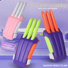 Retractable Carrot Wolf Claw - ABS Material - Stress Relief Toy - Holiday Gift - Birthday Gift - Perfect Gift - Multicolor - View 3