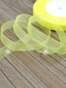 50M/Roll 1.2cm Wide Tulle Ribbon, Gift Packaging, Cake Baking, Flower Bouquet, Wedding Decor, Handmade Flowers, Headpieces, Brooches, Clothing Accessories