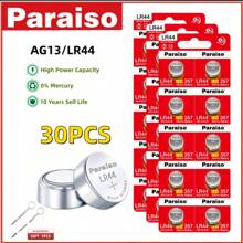 High Capatity 10-50PCS AG13 LR44 Battery 357 303 SR44 L1154F A76 Button Coin Cell Batteries For Watches Blood Glucose Meter Toys Music Books With 1 Pc Screwdriver Gift - AG13 LR44 - View 8