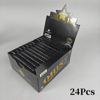 24 Packs Of Cigarette Rolling Papers Made From Natural Pulp Wood, Including 768 Cigarette Tubes And 768 Filter Tips, Suitable As Gifts For Smokers On Holidays, Christmas, Father's Day, Mother's Day, Valentine's Day, Back To School Supplies