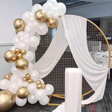 52 pezzi/set Palloncini in lattice rossi, oro, neri e bianchi da 10 pollici, adatti per dichiarazioni d'amore, feste di compleanno, proposte di matrimonio, cerimonie di laurea, anniversari, decorazioni di San Valentino, allestimento di sale per matrimoni, regali per spose e per Capodanno, decorazioni per interni ed esterni - Multicolore - Visualizzare 5