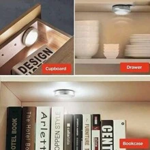 (1pack) Motion Sensor Light 3 Led Battery-Powered LED Night Light Wall Closet Lights For Stairs Fully Meet Your Lighting Needs In Different Applications Like Bedroom Bathroom Kitchen Corridor Hallway Stairway Basement - Multicolor - View 3