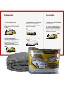 RAFCAR Protective Cover To Cover  Corolla Full Lining Waterproof - UV - Bạc - Xem 3