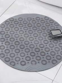 带吸盘的圆形浴室防滑垫，淋浴按摩地垫，防水浴室垫