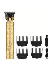 [Ensemble d'outils de toilettage] Tondeuse à cheveux et tondeuse à barbe professionnelle pour hommes, conception pratique et portable vous permet de maintenir une belle apparence à tout moment et partout, performances durables vous aident à entretenir une coiffure parfaite, convient aux hommes et aux femmes