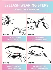 7 Paar/7 Paar*2 natürliche, dicke, flauschige Volumen Falsche Wimpern, dramatische, zerzauste Nerz Wimpern, 8D Volumen lang und verwischt, haltbar, Foxy Augen Lifting Look Verlängerung, volle Wimpernstreifen zum Verlängern und Volumisieren der äußeren Augenwinkel, Wimpernstreifen, Wimpern, Falsche Wimpern