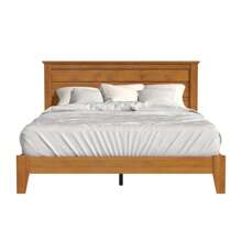 Galano Harlowin Wood Frame Queen Platform Bed With Headboard
