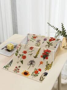 2pcs Vintage Mushroom Kitchen Towels Brown Beige Dish Towels Retro Botanical Hand Drying Tea Towels For Cooking Baking Party Supplies