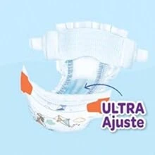 Huggies UltraConfort Pañales Desechables Etapa 3 Con 60 Pañales - Azul - Ver 5