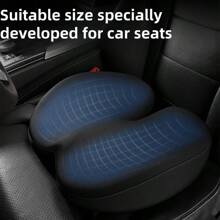 1pc/2pcs Durable & Comfortable Memory Foam Luxury Seat Cushion, Unique Design To Relieve Sitting Bone, Coccyx And Tailbone Pain, Suitable For Car, RV, Office Chair, Sofa