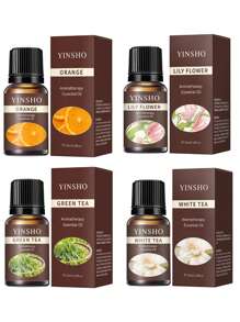 9pcs Fragrance Essential Oils, 8/6/4/2/1pc Fragrance Essential Oils, 10ml Oil-Soluble Essential Oils, Oil-Based Fragrance Pen Refill, Suitable For Scented Candles, Scented Stones, Scented Balm, Scented Bags, Scented Tablets