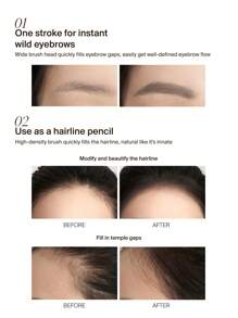 JOOCYEE 多用途液体眉笔 - 01 Dark Black - 查看 5