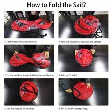 Kayak Sails Kayak Wind Sail Foldable Downwind Kayak Sail Kit Upwind Wind Paddle Sail For Kayak Boat Sailboat Canoe - Multicolor - View 4