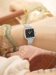 1pc Women's Retro Elegant Quartz Wrist Watch, Suitable For Daily Wear Or As A Gift