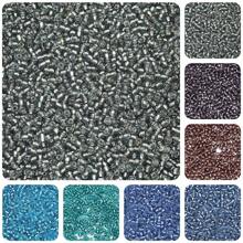 2mm 72g 6000 Pcs Multicolor Glass Seed Millet Beads For DIY Jewelry Making Bracelets Pendants Necklaces Earrings Accessories - Silver Rice Beads In a Jar - View 21