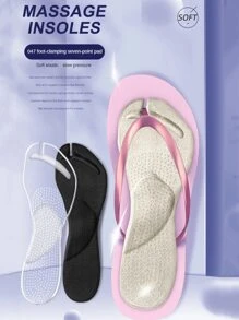 QKC 1 双软凝胶缓冲人字拖凉鞋鞋垫、人字拖保护衬垫、防滑鞋垫