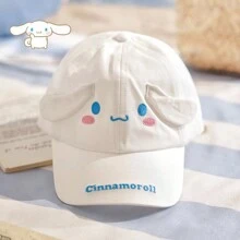 Sanrio 1 pezzo Cappellino da baseball carino con stampa di Melitta Hello Kitty e Dachshund, cappello da sole per all'aperto