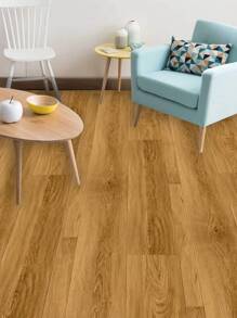 1pc Wooden Pattern Floor Sticker, Self Adhesive Waterproof Non-Slip Floor Tile Sticker, For Home,Stickers,Wall Decal, Vinyl Decal For Home Decorations,Spring Decoration Items Refresh Your Home,Rama Decoration Stickers Gifts Birthday Graduation Floor Tiles Flooring Floor Tiles Self Adhesive Floor Tiles Peel Stick Living Room Decor Room Decor Kitchen - Brown - View 1