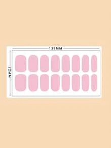 1pc New Full Nail Art Sticker, Fashion Element Pattern, Full Cover Nail Sticker, Waterproof Removable Nail Sticker, Women Nail Art, Ladies Self-Adhesive Nail Stickers, Easy To Use, Suitable For Holiday, Party, Birthday Gift - Multicolor - View 7