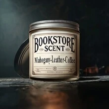 searvgrh Bookstore Candle, Book Lovers Gift, Aromatherapy Candle Bedroom Fragrance Birthday Gift Creative Ornament, , Valentine's Day Gifts, Special Gifts For Friends - Nước hoa hiệu sách - Xem 2