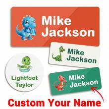 定制防水贴纸，个性化姓名标签贴纸，儿童返校用品，儿童日托服装标签，服装标签，定制姓名标签贴纸，可定制贴纸，定制贴纸，儿童学习用品，男孩，女孩，学校必备品，多功能，装饰性，可重复使用，精致，时尚，高品质，色彩缤纷，现代，定制，个性化，独特，送给他的理想礼物，送给她的理想礼物，男朋友，爸爸，女朋友，妈妈，家人，朋友，茶室，家居，花园，办公室，周年纪念日，情人节，母亲节，生日，父亲节，毕业典礼，婚礼，乔迁之喜，家居生活，装饰您的家，个性化标签 - 彩色 - 查看 3