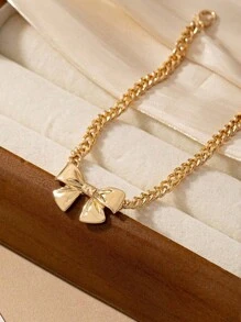 1pc Luxury Fashion Butterfly Metal Anklet, Suitable For Daily Wear, Gift For Friends, Beach Accessory,Summer,Jewellery,Festival,Classy - Gold - View 3