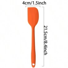 Silicone Spatulas, 8.4 Inch Small Rubber Spatula Seamless One Piece Design Heat Resistant Non-Stick Flexible Scrapers Baking Mixing Tool