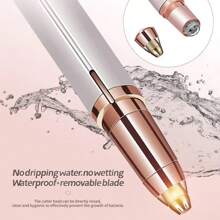 Depiladora Facial Carga Usb Blanco Mini Recortador De Cejas - Multicolor - Ver 3