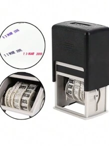 Date Stamp 2017 To 2028 Manual Self-Inking 3mm - Multicolor - View 3