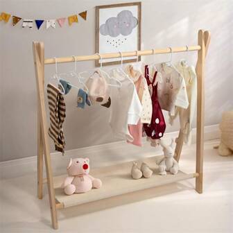 5/10/20 Pcs Baby Clothes Hangers, Children's Plastic Laundry Drying Racks, Non-Slip Clothes Racks, Suitable For Bedroom, Wardrobe, Closet, Home, Dorm Storage Organization