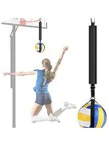 1 pezzo Allenatore per schiacciata pallavolo, sistema di allenamento per allenamento singolo di schiacciata e servizio, accessori per allenamento pallavolo che migliorano la tecnica di battuta, salto, movimento del braccio e potenza di schiacciata