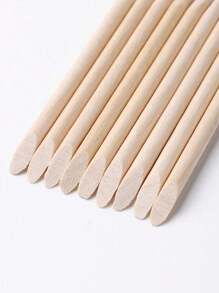 10/50/100/200/500/2000 Stücke 114mm/4,49" Orangenholzstäbchen für Nagelhautentferner & Nagelreinigung, geeignet für Nagelstudios & DIY Nagelkunst, Nagelbedarf, Nagelwerkzeuge, Nagelkunst Werkzeuge, Schulbedarf, Nägel, Nagelwerkzeuge für Aufklebe-Nägel