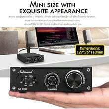 300W Subwoofer Amplifier Mini Mono Channel Class D Integrated Sub Amp Full-Frequency Bass Switchable Home Theater Audio Amplifier For Passive Speakers Active Subwoofer - as pic - View 8