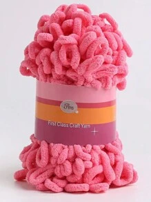 圆形羊毛纱，DIY 甜甜圈耳朵纱，手工编织粗羊毛纱，家居枕头毯围巾纱 - A - 查看 18