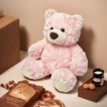 Miniso 吉福德熊系列坐姿泰迪熊 - 粉色，柔软舒适，适合各种场合，是情人节的理想礼物之选（1 件装）