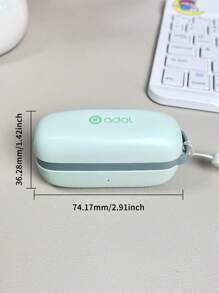 ASUS 华硕夹式无线耳机，超轻运动耳塞，内置麦克风，非常适合通勤/旅行，佩戴舒适，电池寿命长，配有挂绳 - 綠色 - 查看 3