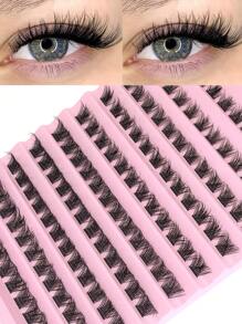 120pcs 10 Row Cluster Lashes 8-16mm Wispy Individual Lashes Natural Look LashesMixed Lengths For Natural & Dramatic Looks, Reusable Individual Lashes For Beginners Lash Clusters,Eye Lash Clusters,Individual Eyelashes,Lashes,Fake Lashes - D - View 7