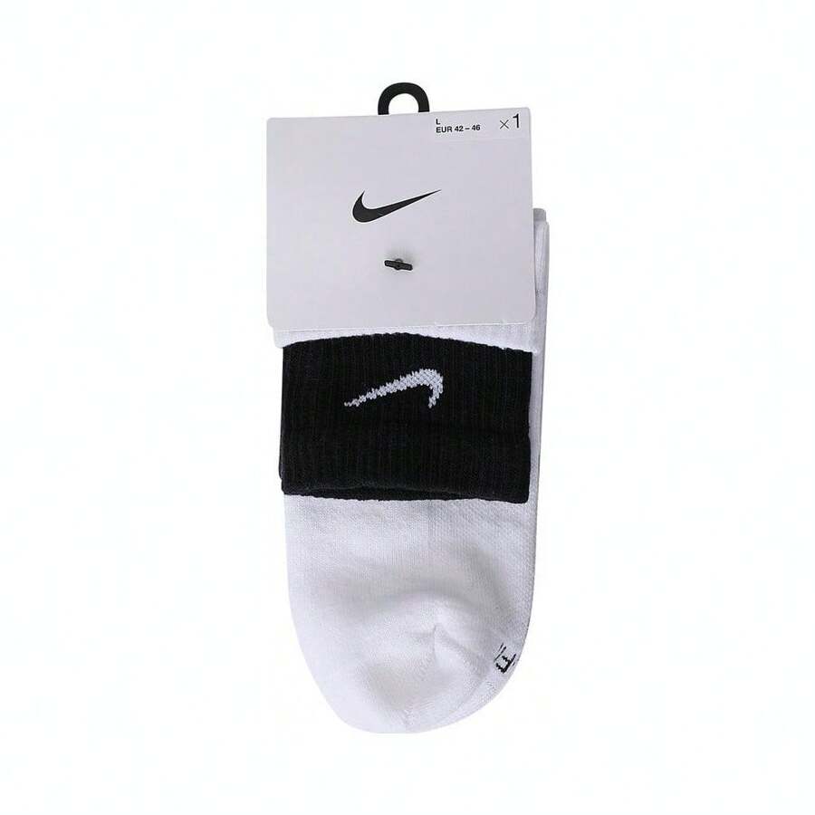 Nike 1 Pair Men's UNEEDED CASH Ankle Socks, DH4058-104 - White - View 1