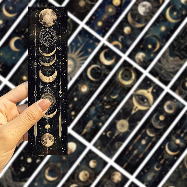 30pcs Shining Planet Theme Bookmarks - 30 Styles Assorted Page Markers For DIY Crafts, Reading, And Scrap Booking- Perfect Gift For Book Lovers, Students And Teacherss,School Supplies,Back To School