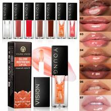 YOUNG VISION 1 件装镜面光泽保湿唇彩、丰唇滋养液体唇膏 - 彩色 - 查看 2