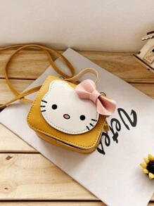 Sanrio 1pc Sanrio Hello Kitty Bestselling Multi-Function Handbag, Shoulder Bag, Cute Cartoon Crossbody Bag, Mini Backpack, Storage Pouch, Birthday Gift