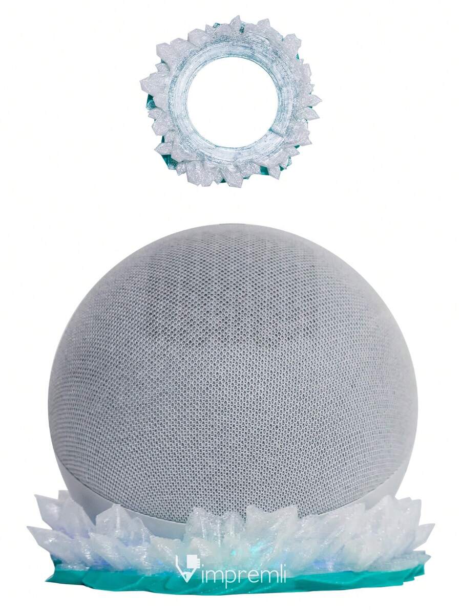 Base Support For Alexa Echodot Speaker Type Crystals Impremli - Translucent/Turquoise - View 1