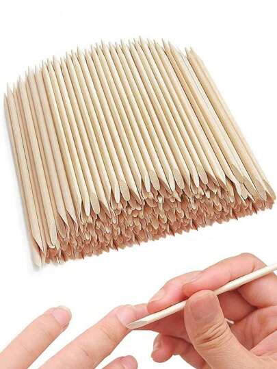 10/50/100/200/500/2000 peças 114 mm/4,49″ palito de madeira laranja para empurrador de cutícula e limpeza de unhas, adequado para salões de beleza e nail art faça você mesmo, suprimentos para unhas, ferramentas para unhas, ferramentas para nail art, volta às aulas, unhas, ferramentas para unhas postiças