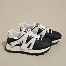 Women's Outdoor Casual Shoes, Breathable Versatile Sports Sneakers, High Quality Fashion Women Shoes - Black - View 1