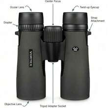 Vortex Optics Diamondback HD 15x56 Binoculars - HD Optical System, Non-Slip Grip, Waterproof, Fogproof, Shockproof, Included GlassPak - Unlimited, Unconditional Warranty - Binoculars - View 5